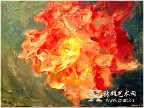 陈简《花之舞》系列油画作品